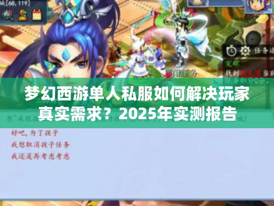 梦幻西游单人私服如何解决玩家真实需求？2025年实测报告