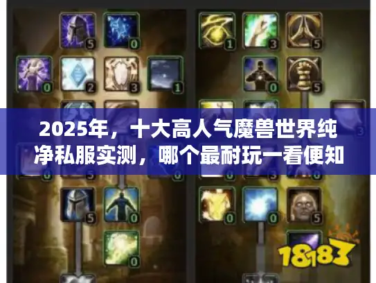 2025年,十大高人气魔兽世界纯净私服实测,哪个最耐玩一看便知! 2025年,十大高人气魔兽世界纯净私服实测,哪个最耐玩一看便知!