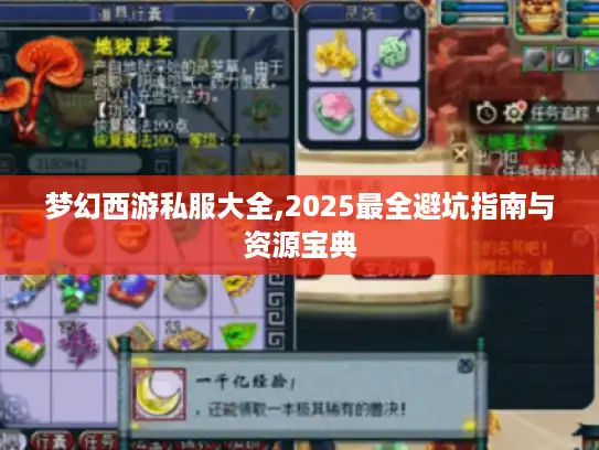 梦幻西游私服大全,2025最全避坑指南与资源宝典 梦幻西游私服大全,2025最全避坑指南与资源宝典