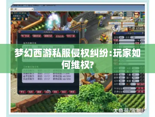 梦幻西游私服侵权纠纷:玩家如何维权?