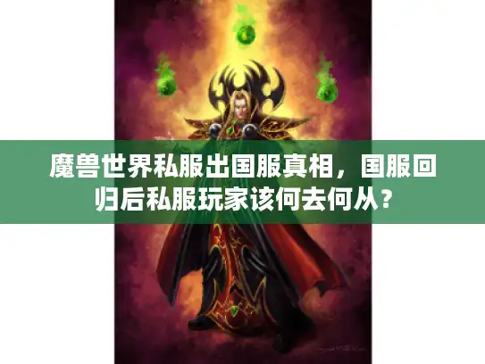魔兽世界私服出国服真相,国服回归后私服玩家该何去何从? 魔兽世界私服出国服真相,国服回归后私服玩家该何去何从?
