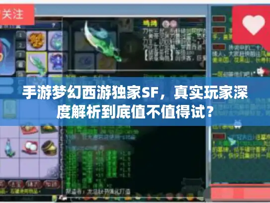 手游梦幻西游独家SF，真实玩家深度解析到底值不值得试？