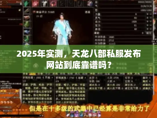 2025年实测，天龙八部私服发布网站到底靠谱吗？