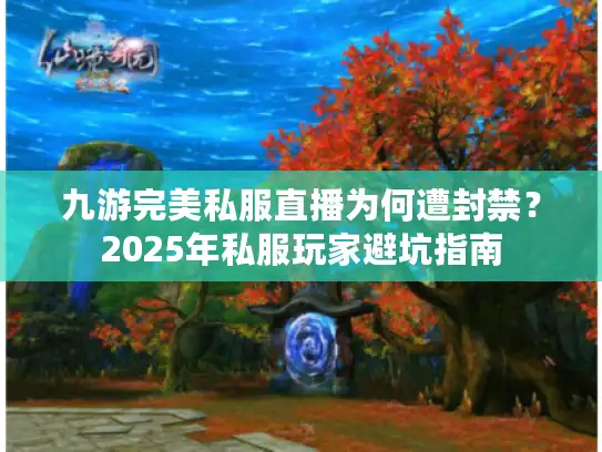 九游完美私服直播为何遭封禁？2025年私服玩家避坑指南