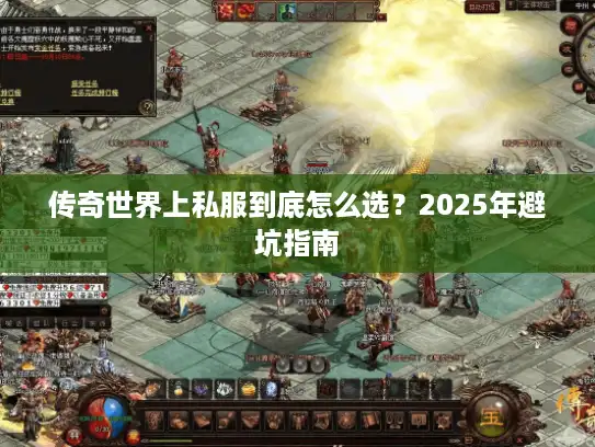 传奇世界上私服到底怎么选？2025年避坑指南