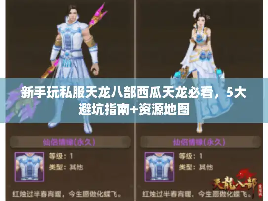 新手玩私服天龙八部西瓜天龙必看，5大避坑指南+资源地图