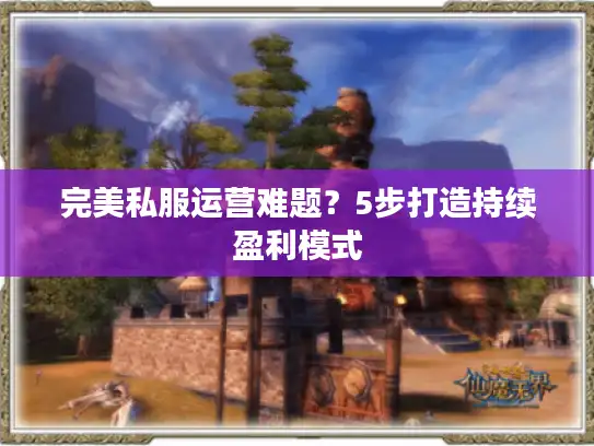 完美私服运营难题？5步打造持续盈利模式