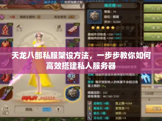 天龙八部私服架设方法，一步步教你如何高效搭建私人服务器