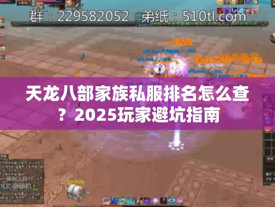 天龙八部家族私服排名怎么查？2025玩家避坑指南