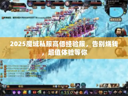 2025魔域私服高倍经验服，告别烧钱，超值体验等你