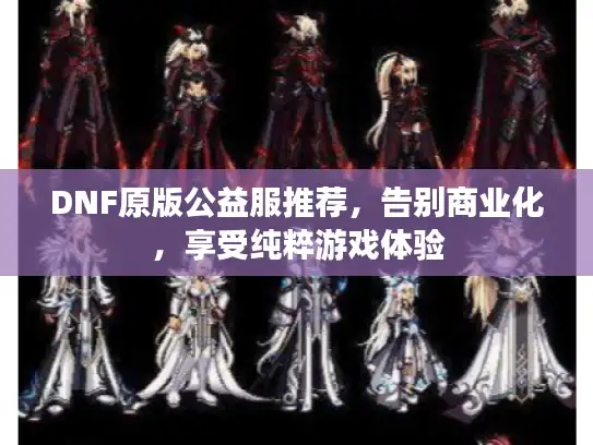 DNF原版公益服推荐，告别商业化，享受纯粹游戏体验