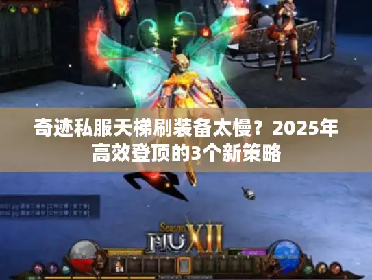 奇迹私服天梯刷装备太慢？2025年高效登顶的3个新策略