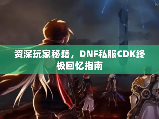 资深玩家秘籍，DNF私服CDK终极回忆指南