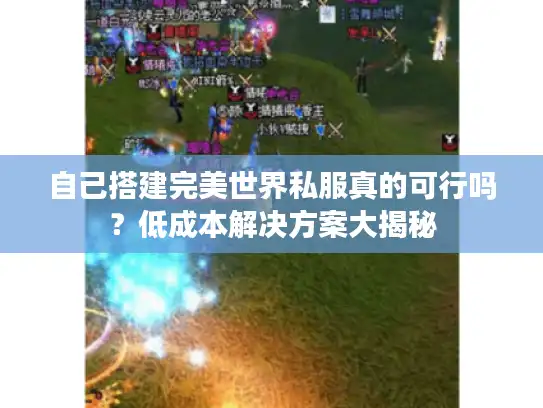 自己搭建完美世界私服真的可行吗？低成本解决方案大揭秘