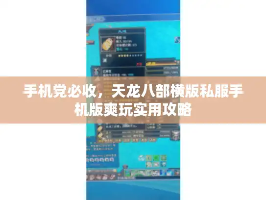 手机党必收，天龙八部横版私服手机版爽玩实用攻略