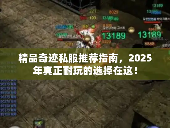 精品奇迹私服推荐指南，2025年真正耐玩的选择在这！