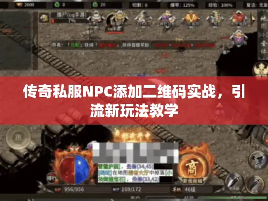 传奇私服NPC添加二维码实战，引流新玩法教学
