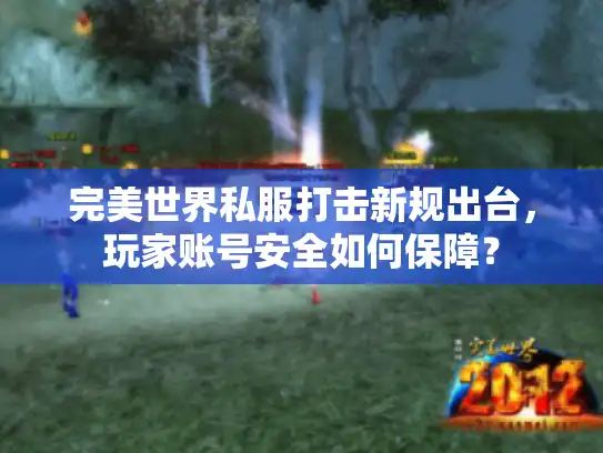 完美世界私服打击新规出台，玩家账号安全如何保障？
