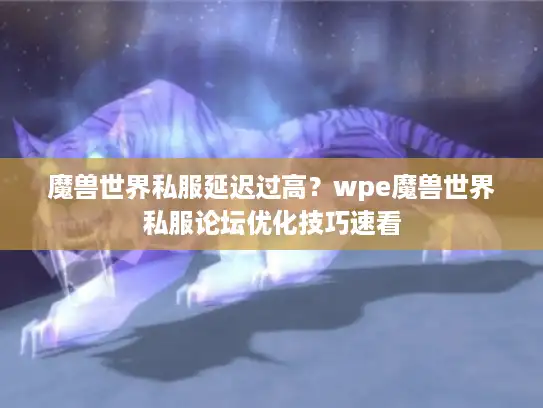 魔兽世界私服延迟过高？wpe魔兽世界私服论坛优化技巧速看