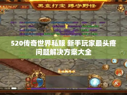 520传奇世界私服 新手玩家最头疼问题解决方案大全