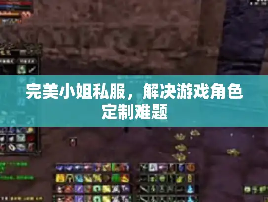 完美小姐私服，解决游戏角色定制难题