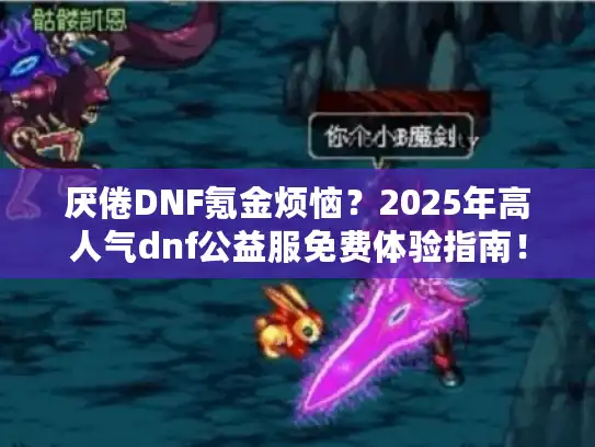 厌倦DNF氪金烦恼？2025年高人气dnf公益服免费体验指南！