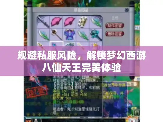 规避私服风险，解锁梦幻西游八仙天王完美体验