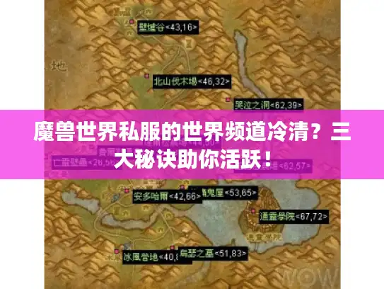 魔兽世界私服的世界频道冷清？三大秘诀助你活跃！