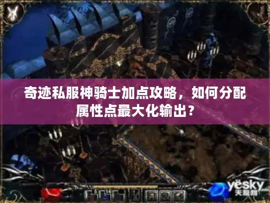 奇迹私服神骑士加点攻略，如何分配属性点最大化输出？