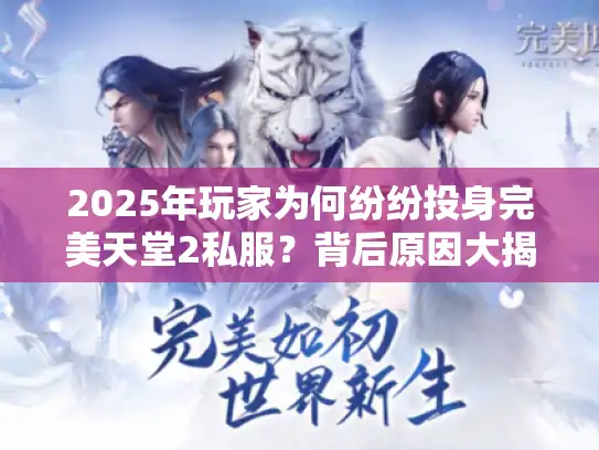 2025年玩家为何纷纷投身完美天堂2私服？背后原因大揭秘！
