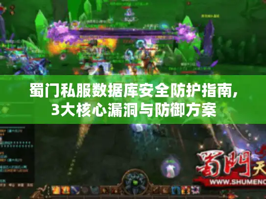 蜀门私服数据库安全防护指南,3大核心漏洞与防御方案