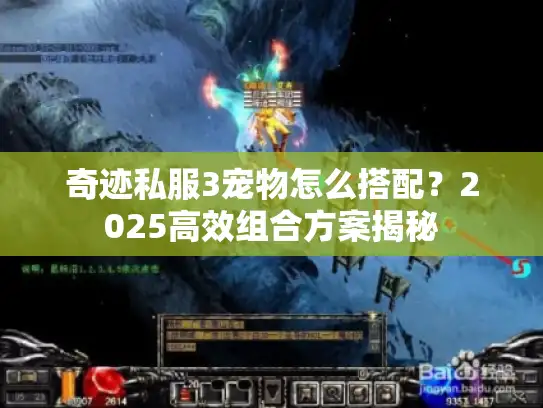 奇迹私服3宠物怎么搭配?2025高效组合方案揭秘 奇迹私服3宠物怎么搭配?2025高效组合方案揭秘