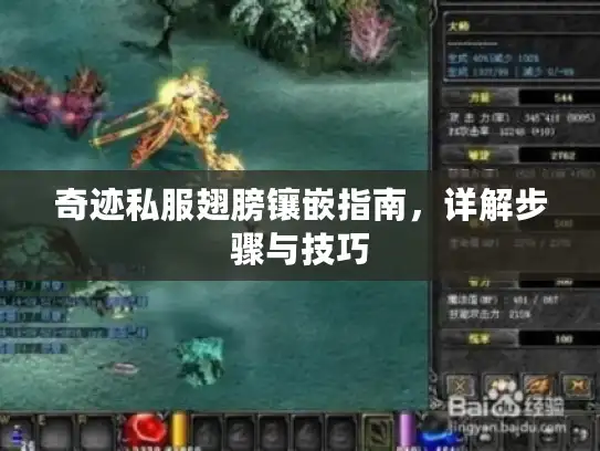 奇迹私服翅膀镶嵌指南，详解步骤与技巧