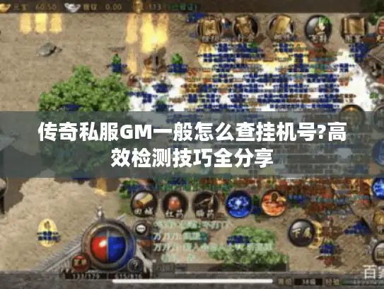 传奇私服GM一般怎么查挂机号?高效检测技巧全分享