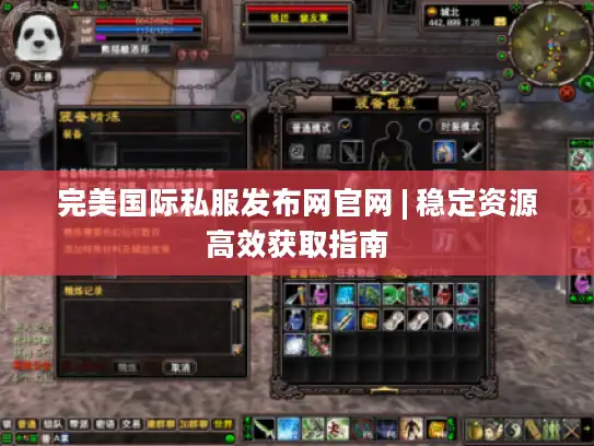 完美国际私服发布网官网 | 稳定资源高效获取指南