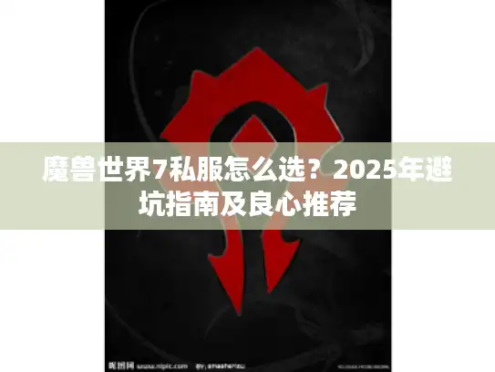 魔兽世界7私服怎么选？2025年避坑指南及良心推荐