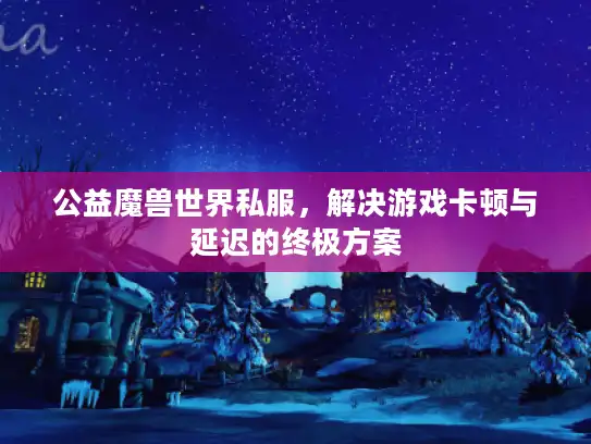 公益魔兽世界私服，解决游戏卡顿与延迟的终极方案