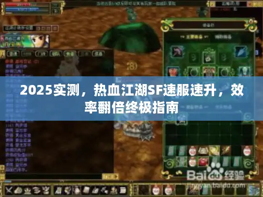2025实测，热血江湖SF速服速升，效率翻倍终极指南