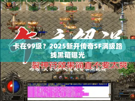 卡在99级?2025新开传奇SF满级路线黑箱曝光 卡在99级?2025新开传奇SF满级路线黑箱曝光