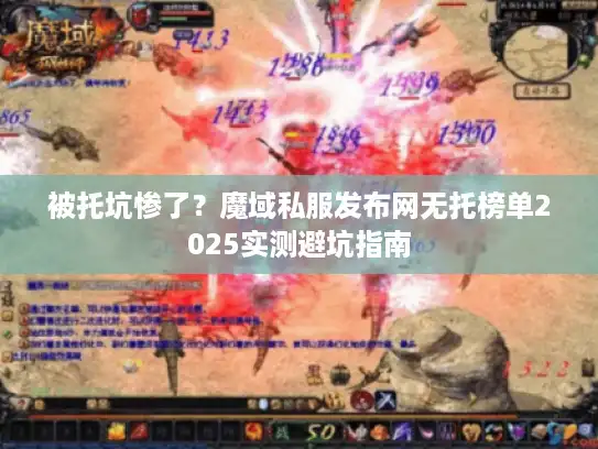 被托坑惨了？魔域私服发布网无托榜单2025实测避坑指南