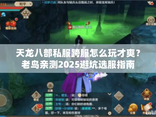 天龙八部私服跨服怎么玩才爽？老鸟亲测2025避坑选服指南