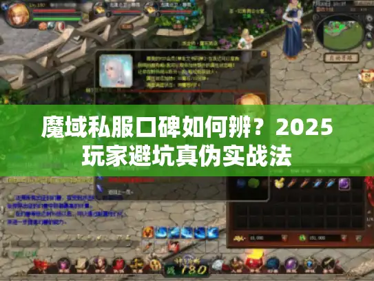 魔域私服口碑如何辨？2025玩家避坑真伪实战法