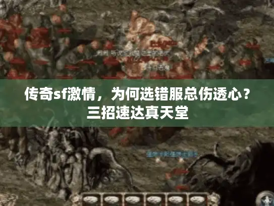 传奇sf激情，为何选错服总伤透心？三招速达真天堂