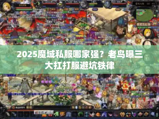 2025魔域私服哪家强？老鸟曝三大扛打服避坑铁律