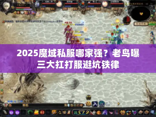 2025魔域私服哪家强？老鸟曝三大扛打服避坑铁律