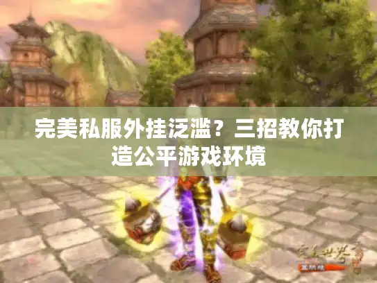 完美私服外挂泛滥？三招教你打造公平游戏环境