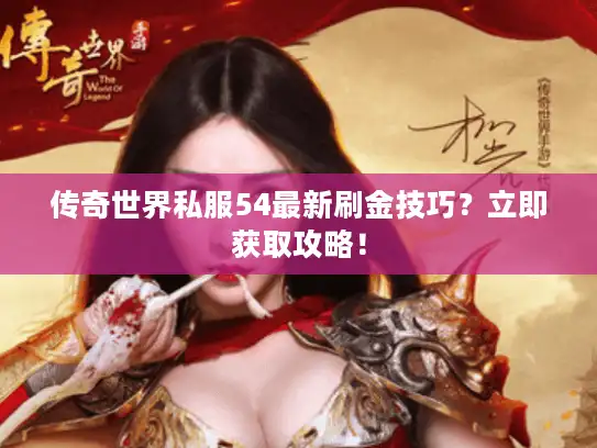 传奇世界私服54最新刷金技巧？立即获取攻略！