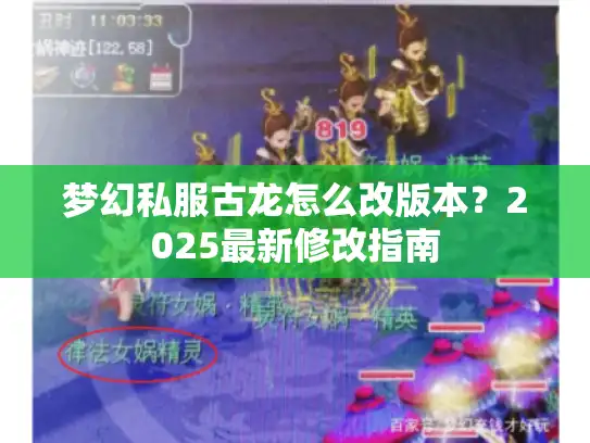 梦幻私服古龙怎么改版本？2025最新修改指南