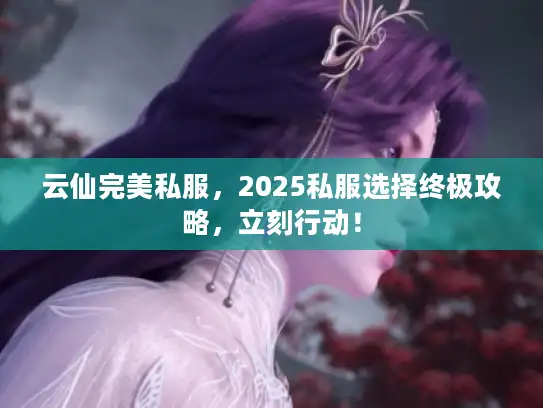 云仙完美私服，2025私服选择终极攻略，立刻行动！