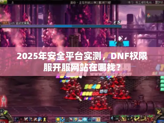 2025年安全平台实测，DNF权限服开服网站在哪找？